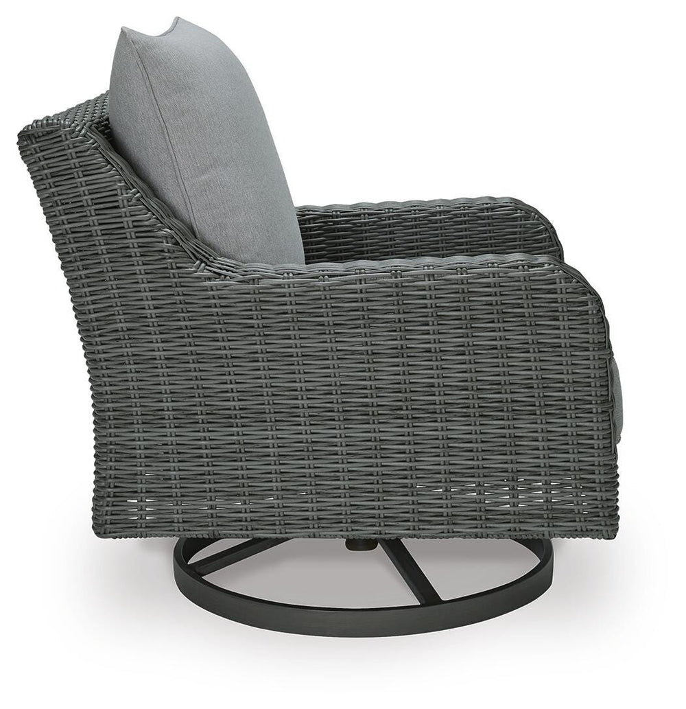 Elite Park Outdoor Swivel Lounge with Cushion - Gray (5)