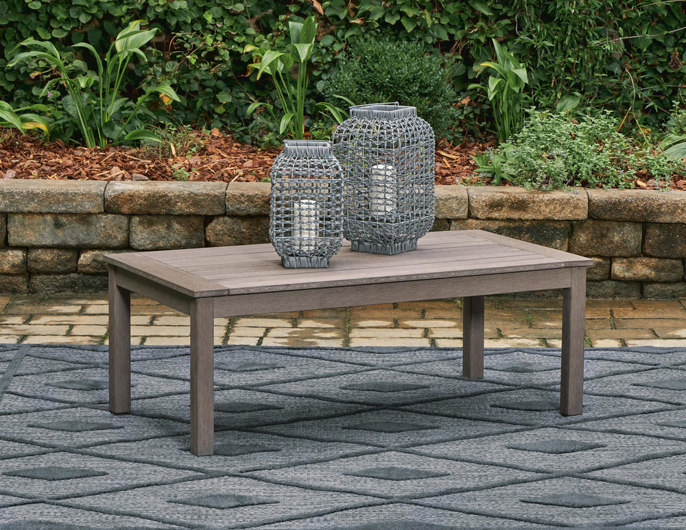 Hillside Barn Outdoor Coffee Table - Dark Brown (2)