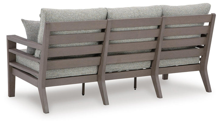 Hillside Barn Outdoor Sofa with Cushion - Dark Brown (5)