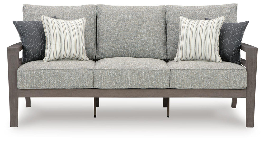 Hillside Barn Outdoor Sofa with Cushion - Dark Brown (3)