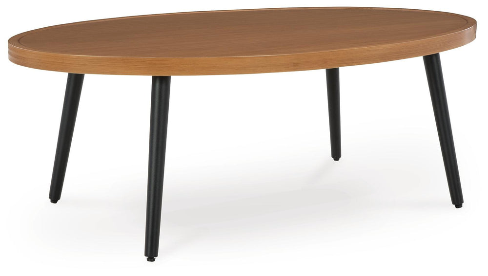 Horizon Hall Outdoor Coffee Table - Light Brown (1)