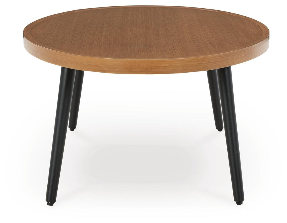 Horizon Hall Outdoor Coffee Table - Light Brown (4)
