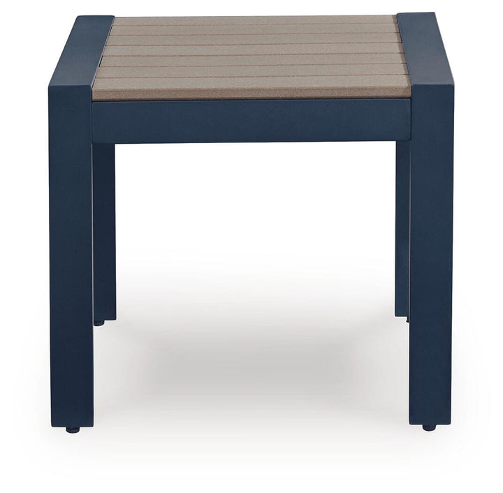 East Beach Outdoor End Table - Blue (3)