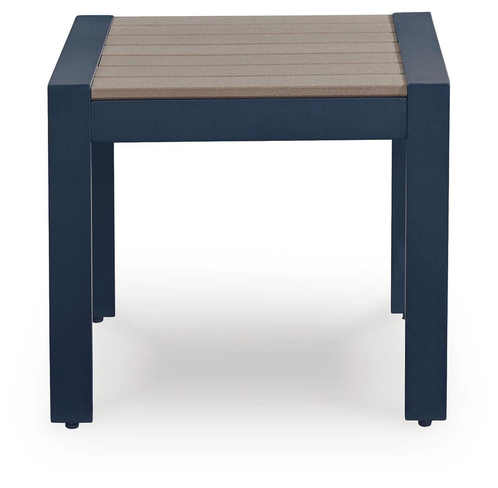 East Beach Outdoor End Table - Blue (3)