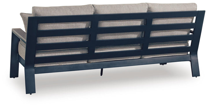 East Beach Outdoor Sofa with Cushion - Blue (4)