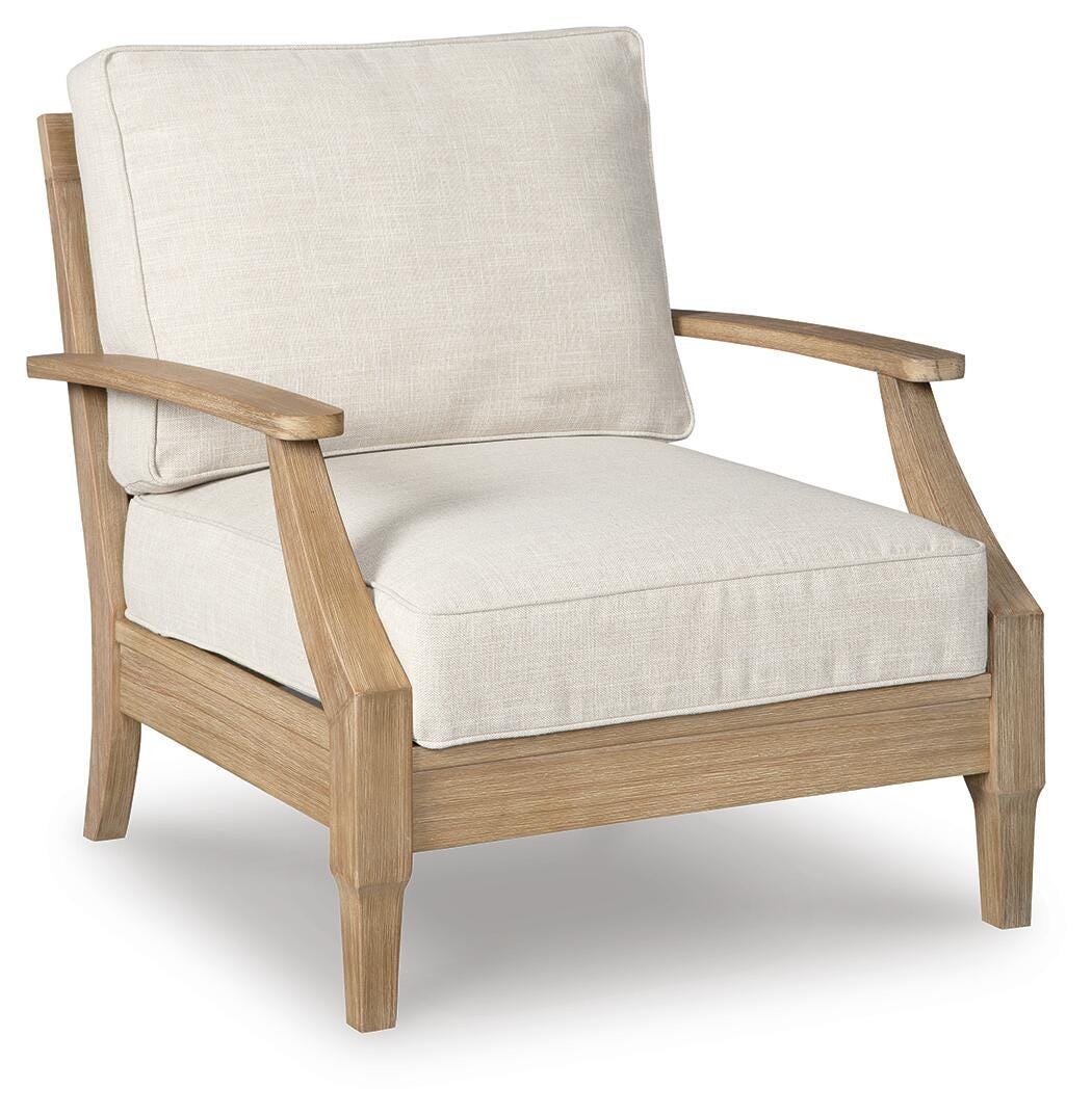 Carter Hall Lounge Chair with Cushion - Beige (1)