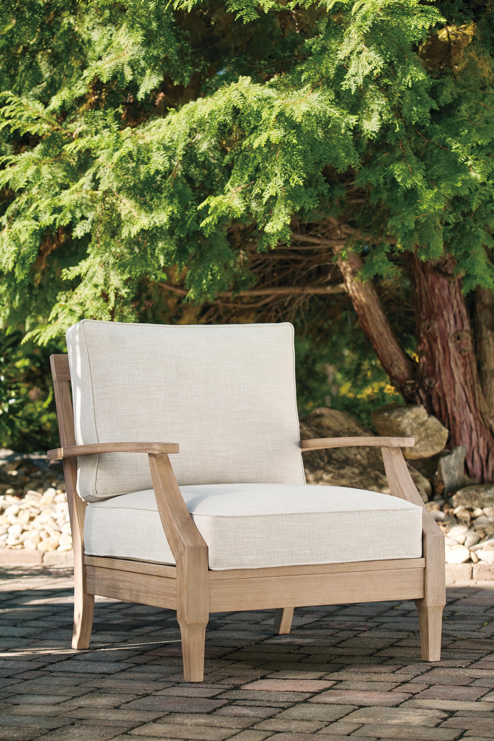 Carter Hall Lounge Chair with Cushion - Beige (2)