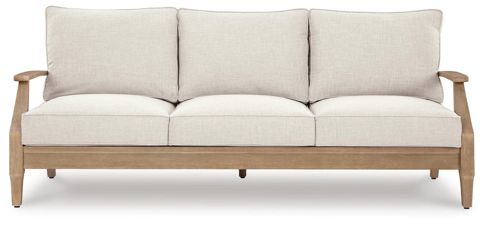 Carter Hall Outdoor Sofa with Cushion - Beige (3)