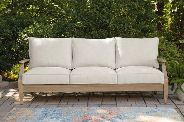 Carter Hall Outdoor Sofa with Cushion - Beige (6)