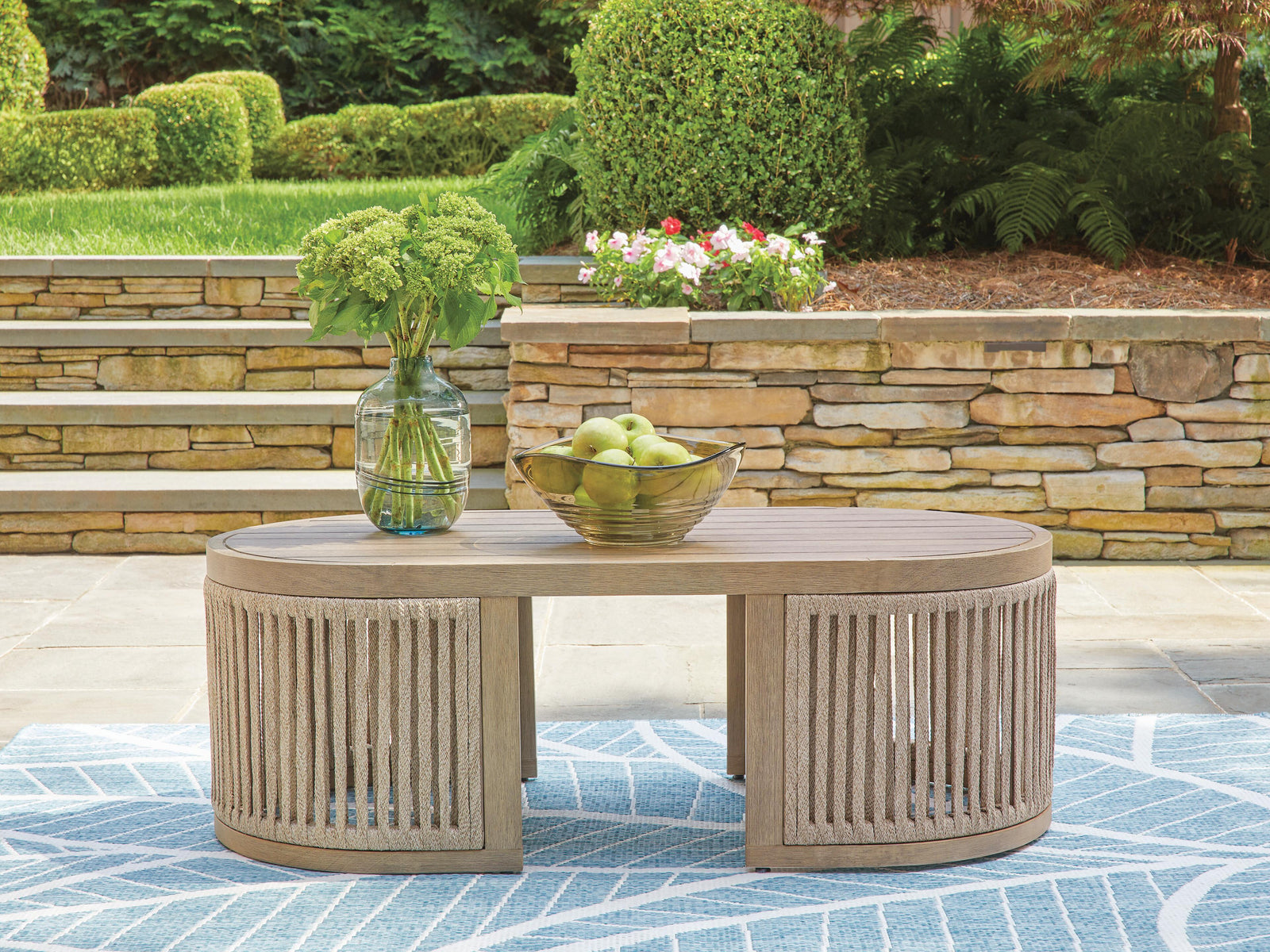 Serena Shores Outdoor Coffee Table - Beige (2)
