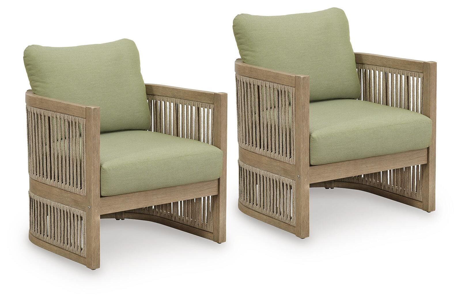 Serena Shores Outdoor Lounge Chair (Set of 2) - Green (1)