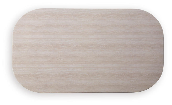 Dolan Creek Outdoor Coffee Table - Beige (5)