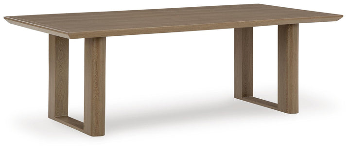 Serene Bay Outdoor Dining Table - Dark Brown (1)