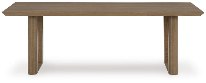 Serene Bay Outdoor Dining Table - Dark Brown (3)