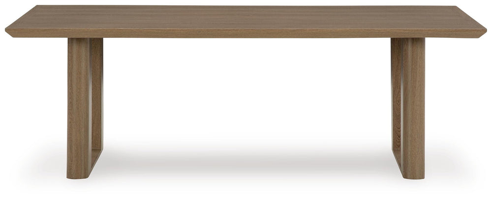Serene Bay Outdoor Dining Table - Dark Brown (3)