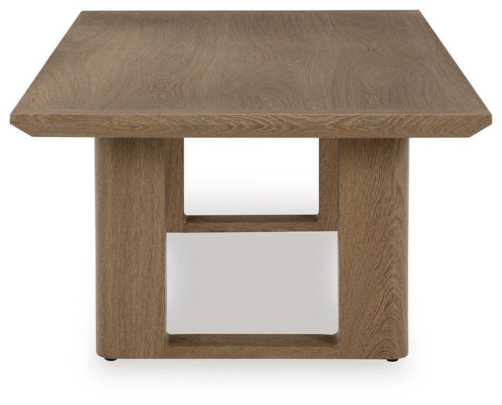 Serene Bay Outdoor Coffee Table - Dark Brown (4)