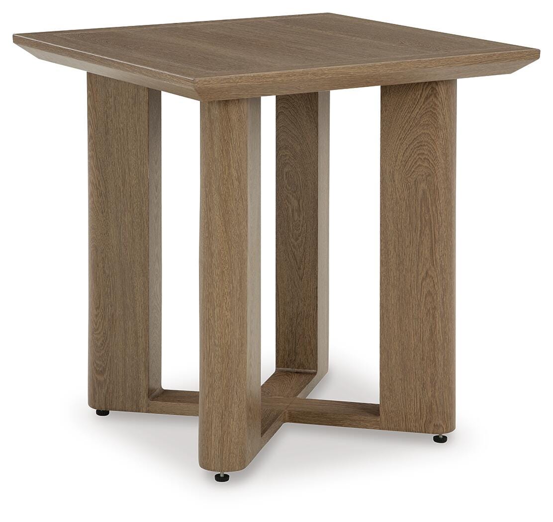 Serene Bay Outdoor End Table - Dark Brown (1)