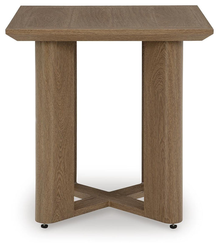 Serene Bay Outdoor End Table - Dark Brown (3)