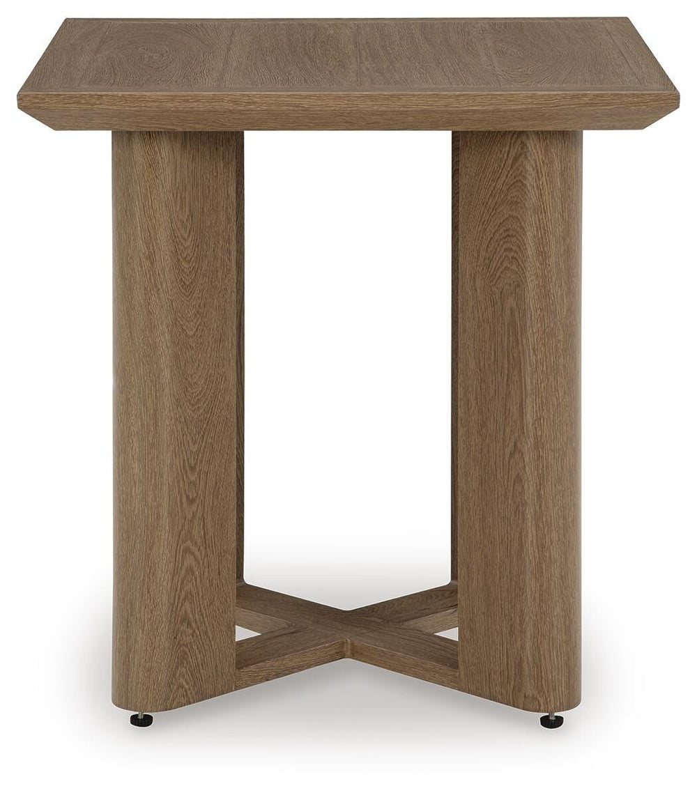 Serene Bay Outdoor End Table - Dark Brown (3)
