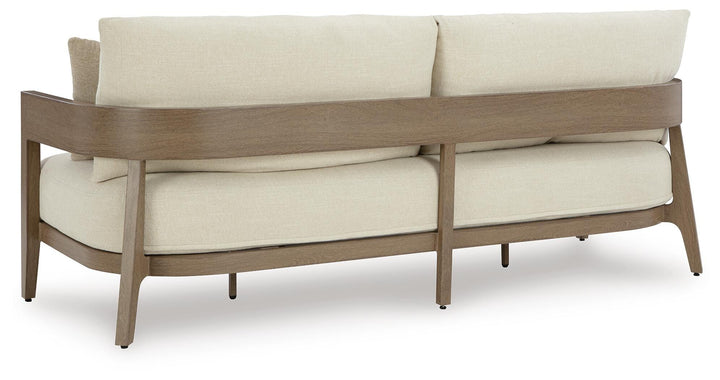Serene Bay Outdoor Sofa with Cushion - Dark Brown (5)