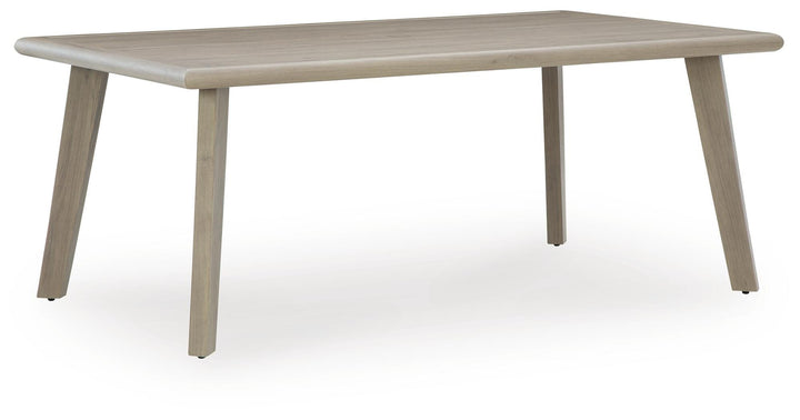 Cliff Trails Outdoor Dining Table - Beige (1)