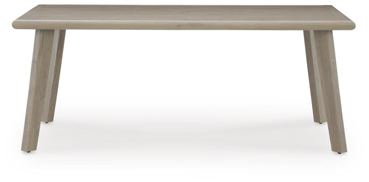 Cliff Trails Outdoor Dining Table - Beige (3)