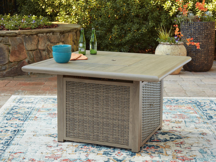Cliff Trails Fire Pit Table - Beige (7)