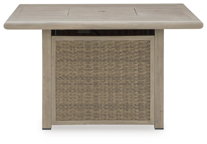 Cliff Trails Fire Pit Table - Beige (4)