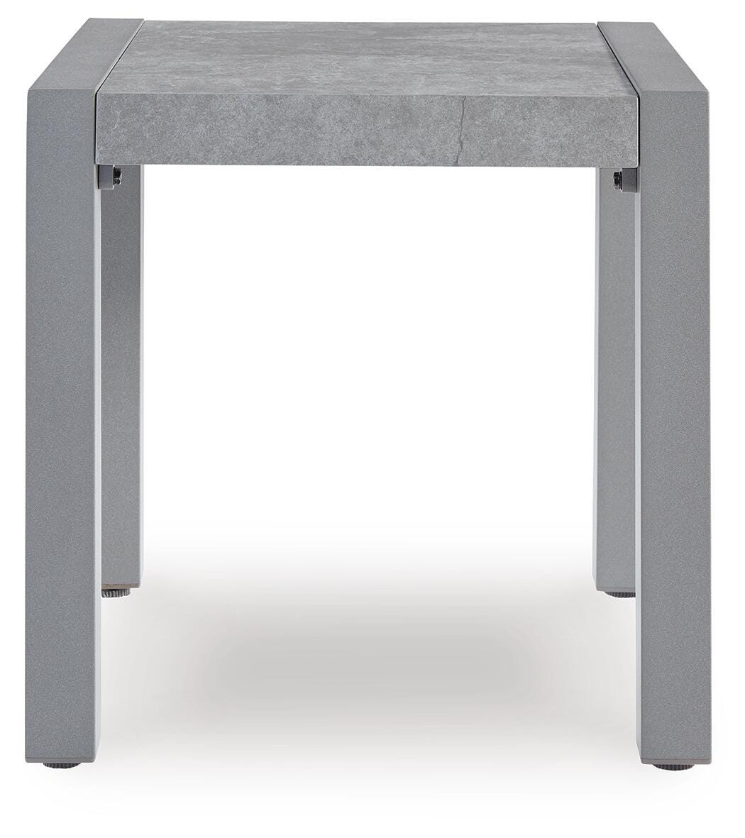 Hurley Park Outdoor End Table - Gray (3)