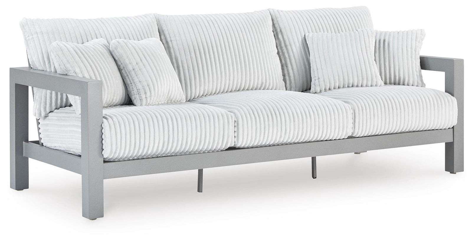 Hurley Park Outdoor Sofa with Cushion - Gray (3)