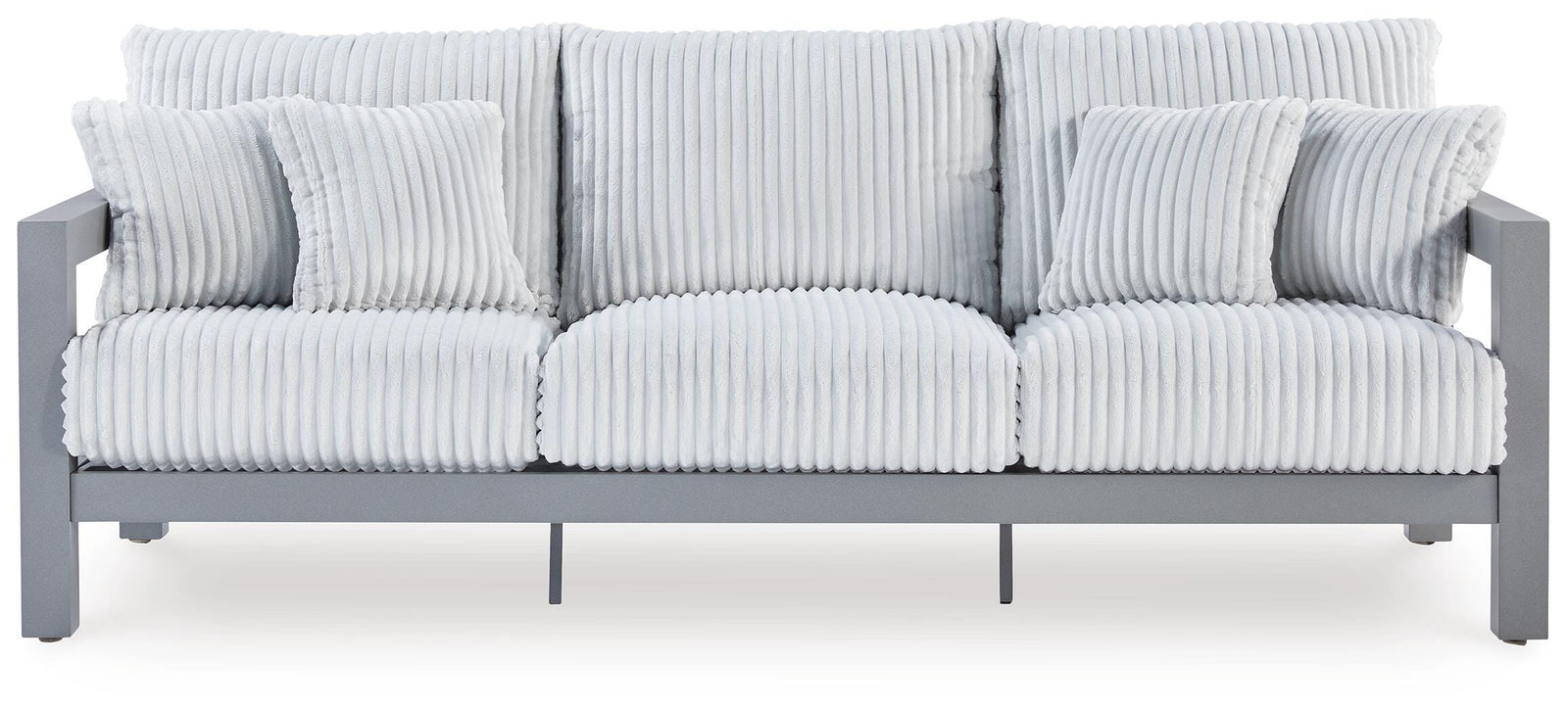 Hurley Park Outdoor Sofa with Cushion - Gray (1)