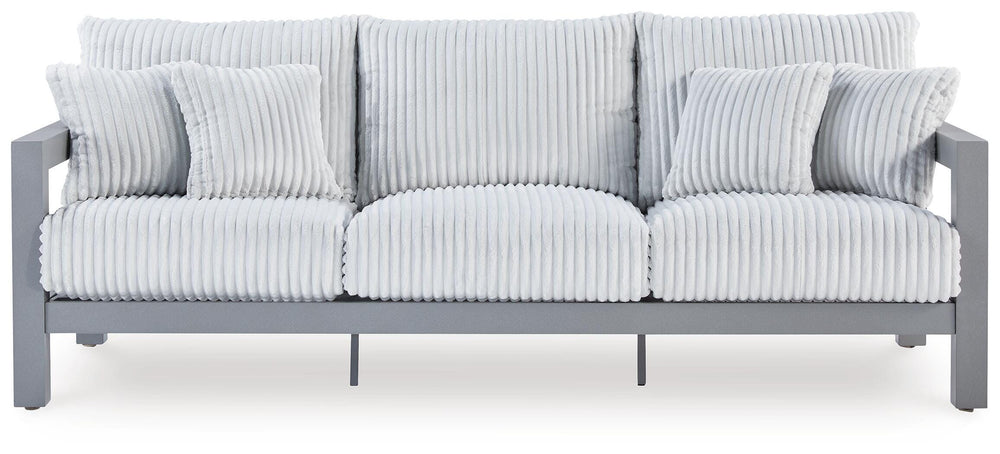 Hurley Park Outdoor Sofa with Cushion - Gray (1)