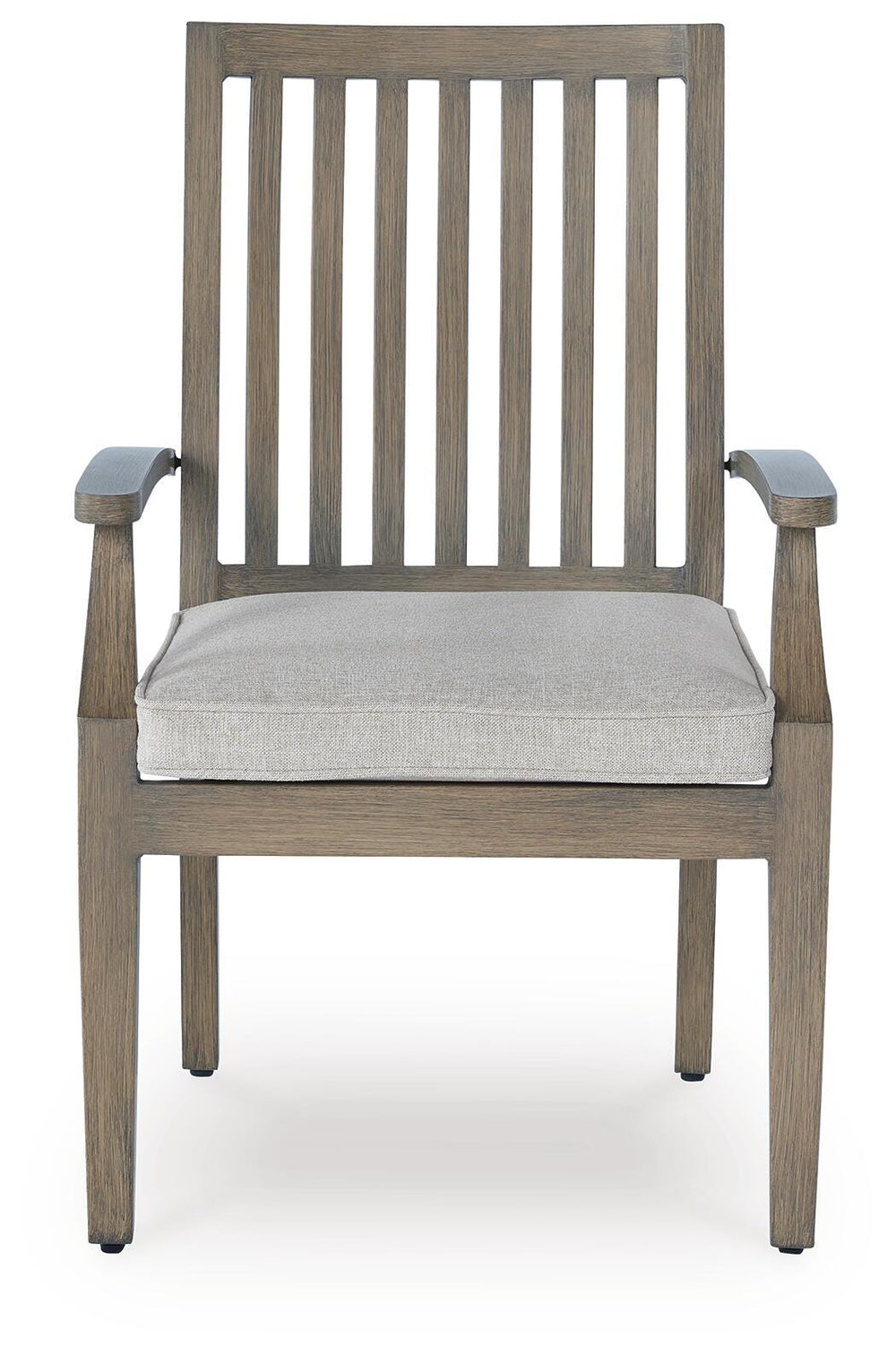 Rainier Ranch Outdoor Arm Chair with Cushion (Set of 2) - Beige (4)