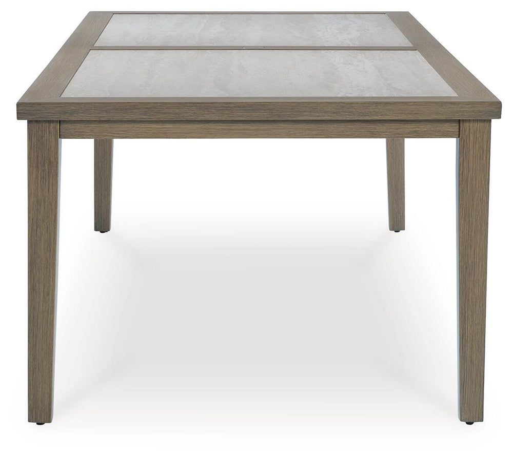 Rainier Ranch Outdoor Dining Table - Beige (4)