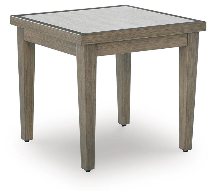 Rainier Ranch Outdoor End Table - Beige (1)