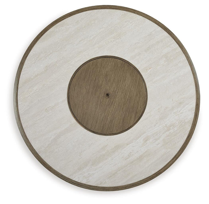Rainier Ranch Fire Pit Table - Beige (5)