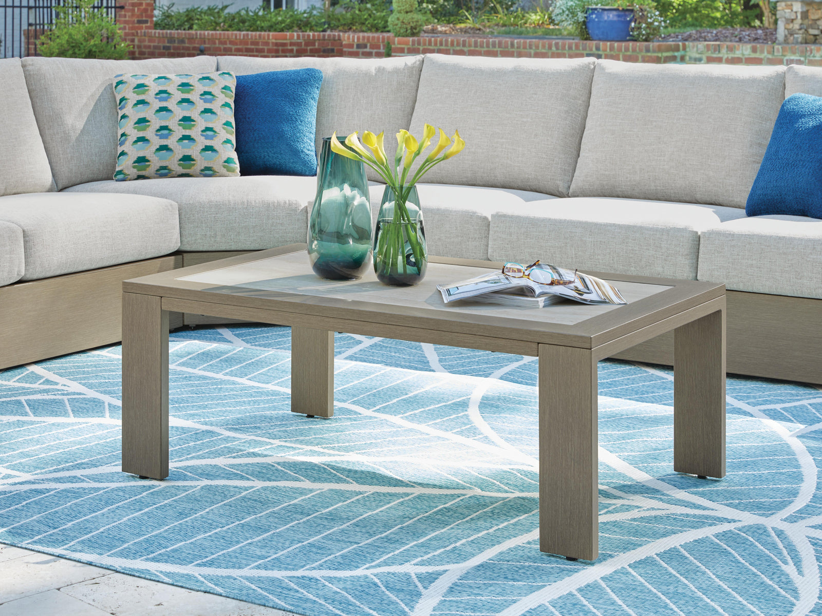 Kimpton Isle Outdoor Coffee Table - Beige (2)