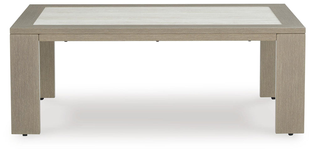 Kimpton Isle Outdoor Coffee Table - Beige (3)