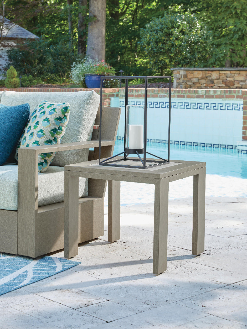 Kimpton Isle Outdoor End Table - Beige (2)