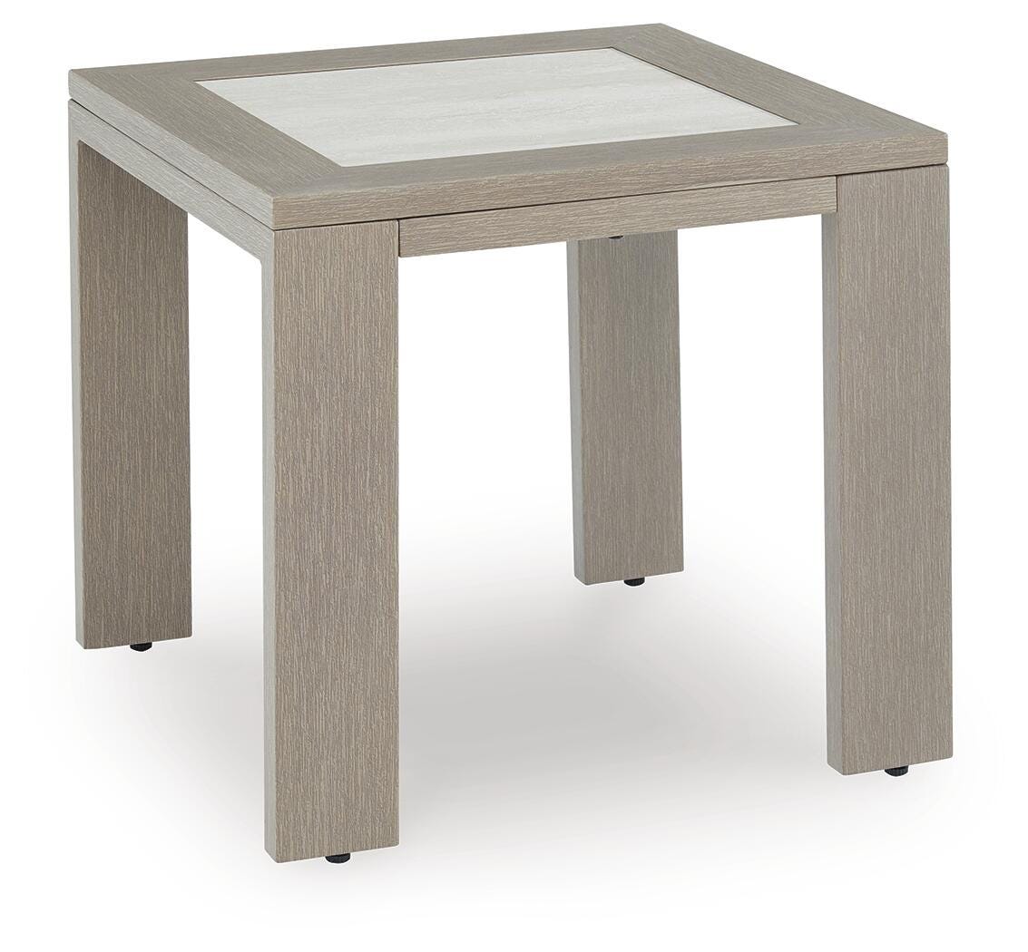 Kimpton Isle Outdoor End Table - Beige (1)