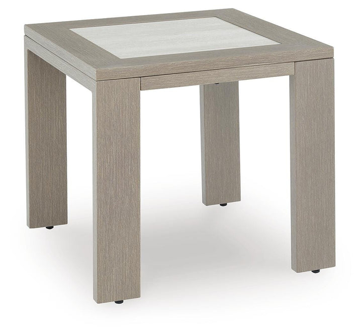 Kimpton Isle Outdoor End Table - Beige (1)