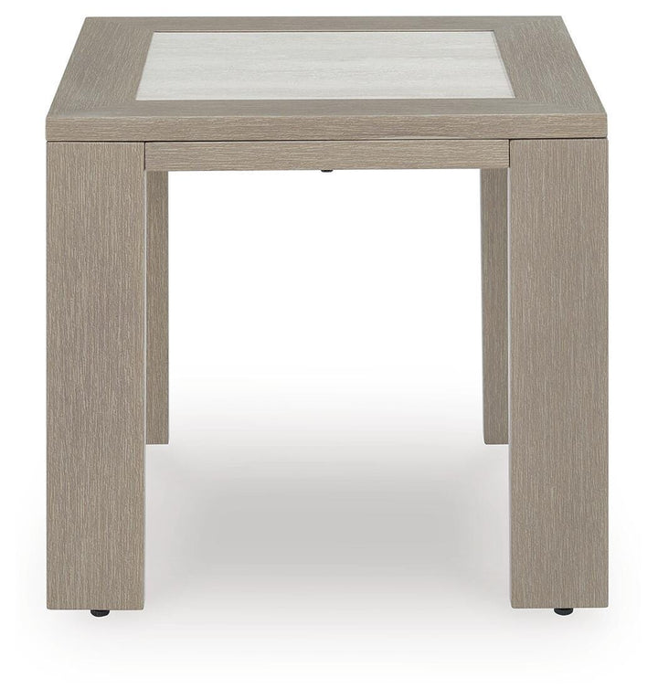 Kimpton Isle Outdoor End Table - Beige (3)