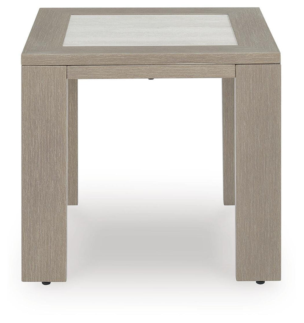 Kimpton Isle Outdoor End Table - Beige (3)