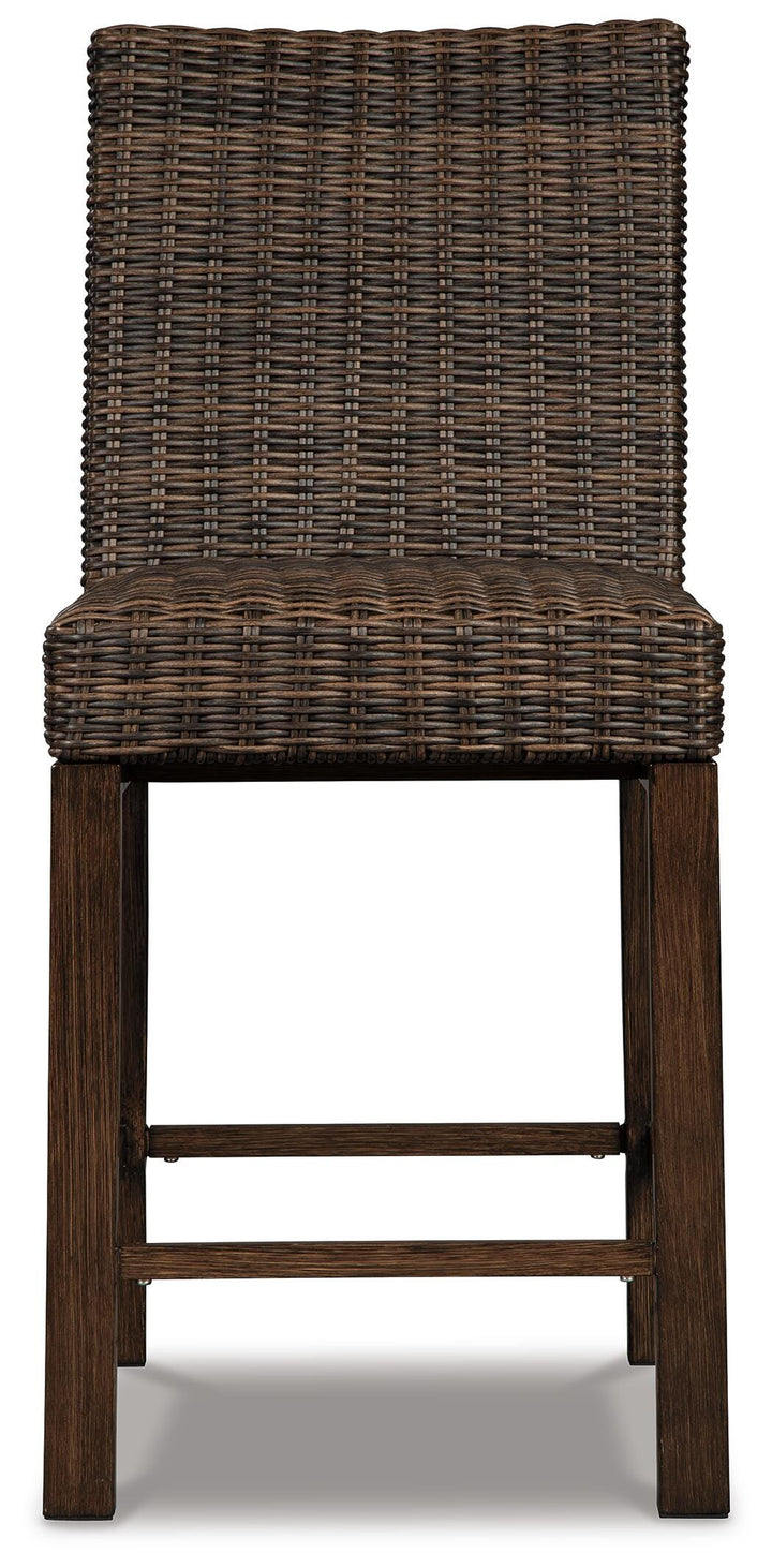 Paradise Trail Bar Stool (Set of 2) - Light Brown (3)
