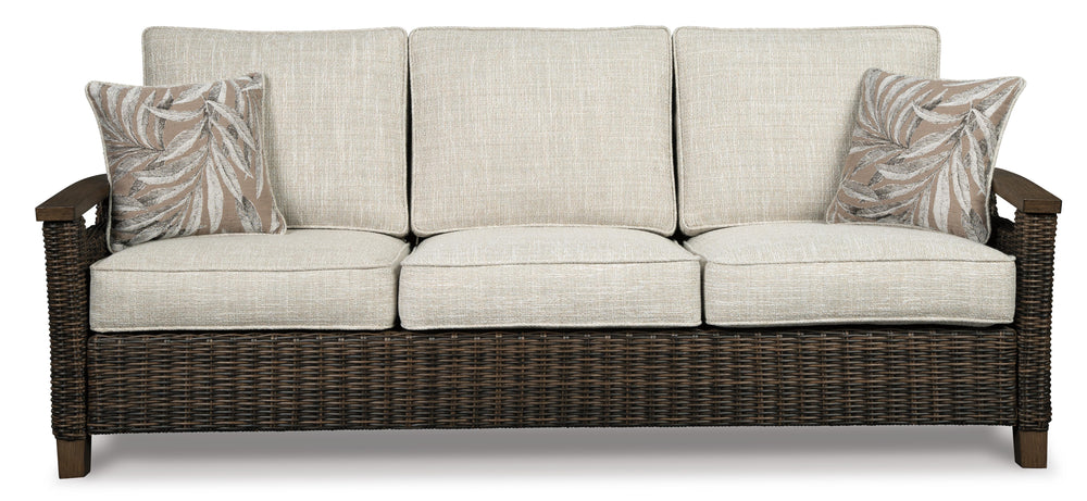 Paradise Trail Sofa with Cushion - Light Brown (5)
