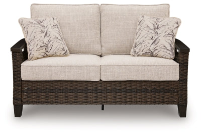 Monterey Point Outdoor Loveseat with Cushion
