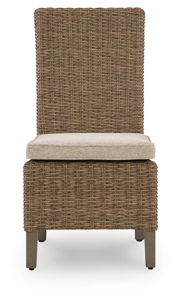 Laguna Heights Side Chair with Cushion (Set of 2) - Beige (4)
