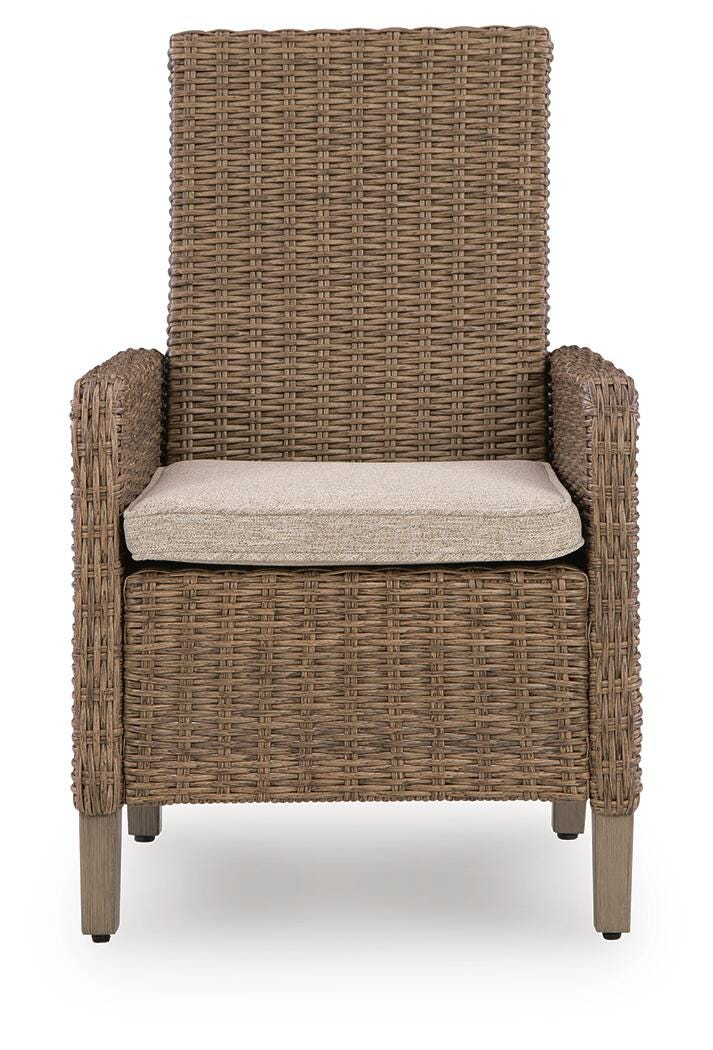 Laguna Heights Arm Chair with Cushion (Set of 2) - Beige (4)