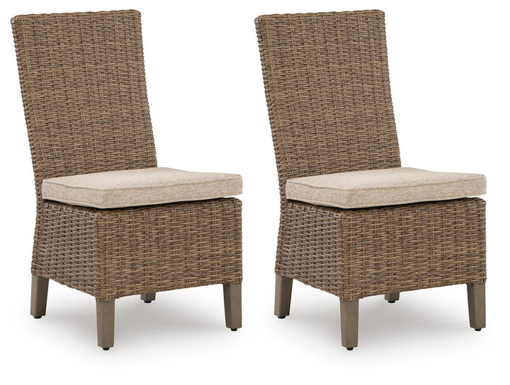 Laguna Heights Side Chair with Cushion (Set of 2) - Beige (1)