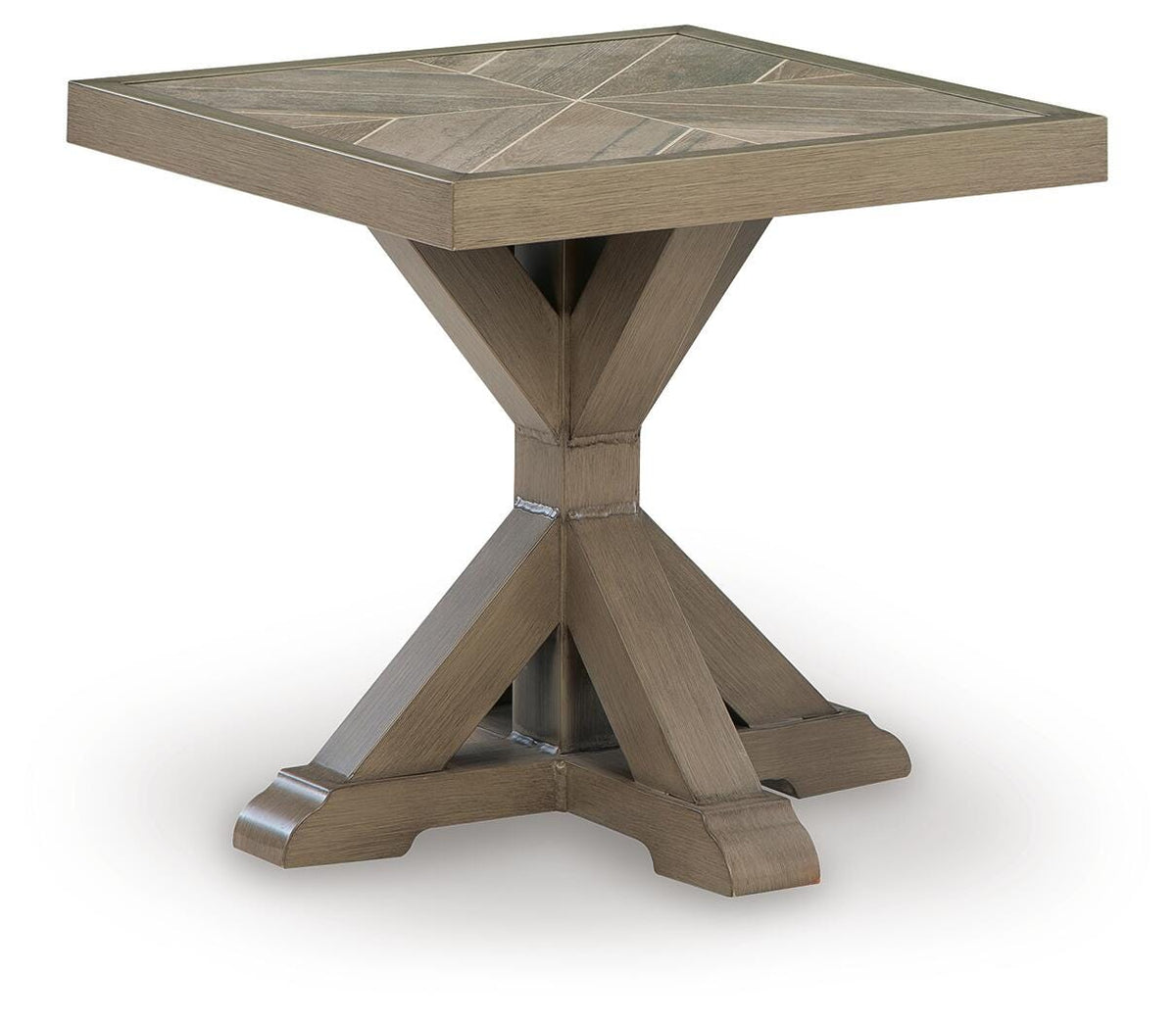 Laguna Heights Outdoor End Table - Beige (1)